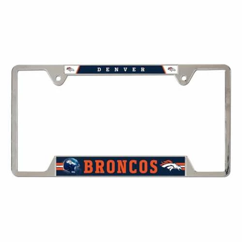 NFL License Plates & Frames Wincraft Denver Broncos Metal License Plate Frame 3 NFL License Plates & Frames Wincraft Denver Broncos Metal License Plate Frame