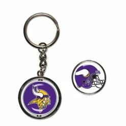 NFL Keychains & Lanyards Wincraft Minnesota Vikings Spinner Keyring