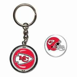 NFL Keychains & Lanyards Wincraft Kansas City Chiefs Spinner Keyring