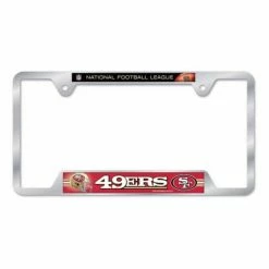 NFL License Plates & Frames Wincraft San Francisco 49ers Metal License Plate Frame