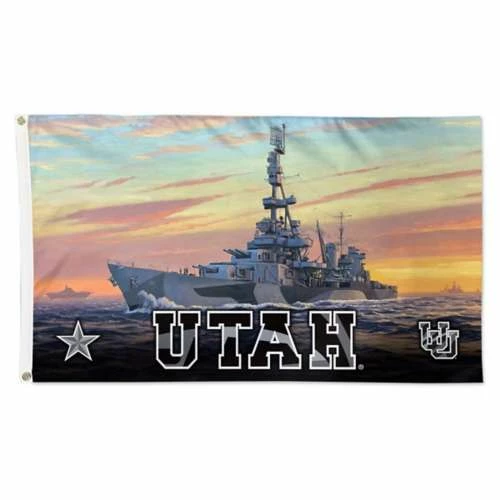 College Flags & Pennants Wincraft Utah Utes 3'x5' Deluxe Military Flag 3 College Flags & Pennants Wincraft Utah Utes 3'x5' Deluxe Military Flag