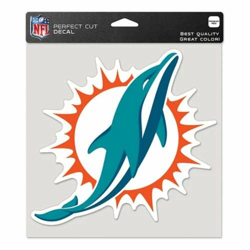 NFL Stickers & Decals Wincraft Miami Dolphins 8"x8" Perfect Cut Decal 3 NFL Stickers & Decals Wincraft Miami Dolphins 8"x8" Perfect Cut Decal