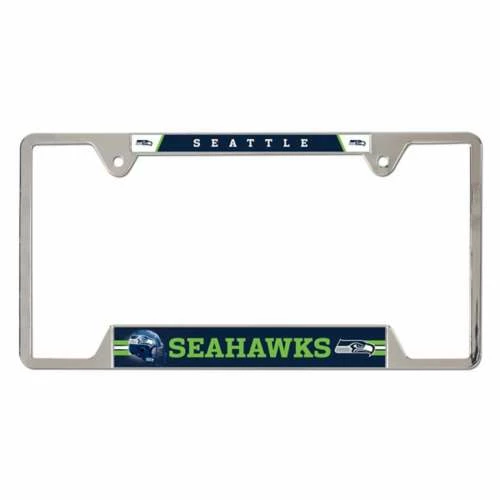 NFL License Plates & Frames Wincraft Seattle Seahawks Metal License Plate Frame 3 NFL License Plates & Frames Wincraft Seattle Seahawks Metal License Plate Frame