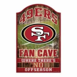 NFL Wall Decor & Signs Wincraft San Francisco 49ers 11X17 Wood Sign