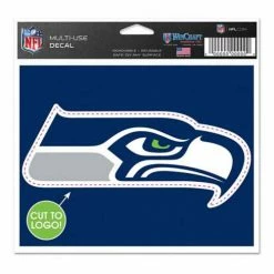 NFL Stickers & Decals Wincraft Seattle Seahawks 5X6 Multi Use Decal