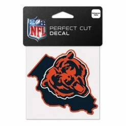 NFL Stickers & Decals Wincraft Chicago Bears 4X4 Perfect Cut Decal