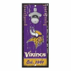 NFL Wall Decor & Signs Wincraft Minnesota Vikings Bottle Opener Sign