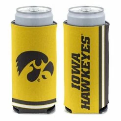 College Can Coolers Wincraft Iowa Hawkeyes Slim Can Cooler