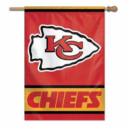 NFL Flags & Pennants Wincraft Kansas City Chiefs Vertical Flag 3 NFL Flags & Pennants Wincraft Kansas City Chiefs Vertical Flag