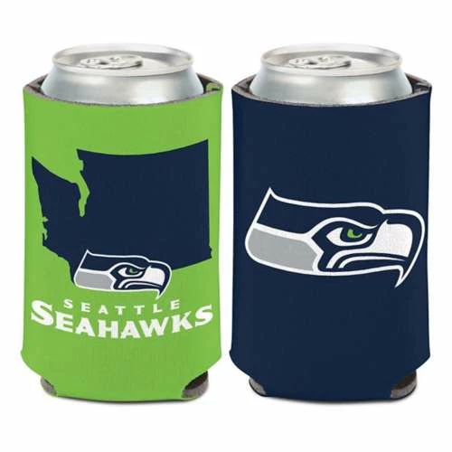 NFL Can Coolers Wincraft Seattle Seahawks State Can Cooler 3 NFL Can Coolers Wincraft Seattle Seahawks State Can Cooler
