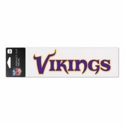 NFL Stickers & Decals Wincraft Minnesota Vikings 3X10 Perfect Cut Decal