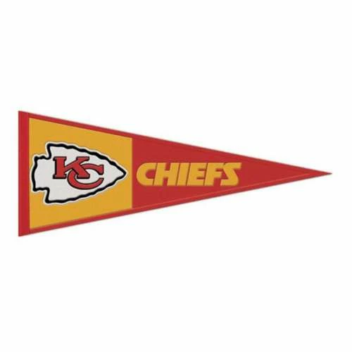 NFL Home Accents Wincraft Kansas City Chiefs 13x32 Wool Logo Pennant Banner 3 NFL Home Accents Wincraft Kansas City Chiefs 13x32 Wool Logo Pennant Banner