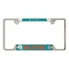 NFL License Plates & Frames Wincraft Miami Dolphins Metal License Plate Frame -Wincraft Sales Store unnamed file 896