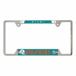 NFL License Plates & Frames Wincraft Miami Dolphins Metal License Plate Frame