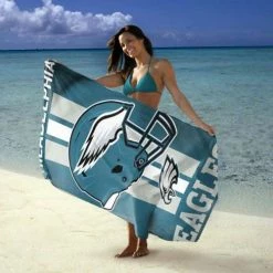NFL Swimwear Accessories Wincraft Philadelphia Eagles Fiber Beach Towel