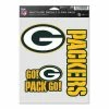 NFL Stickers & Decals Wincraft Green Bay Packers Fan Decal