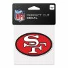 NFL Stickers & Decals Wincraft San Francisco 49ers Retro 4X4 Perfect Cut Decal -Wincraft Sales Store unnamed file 908