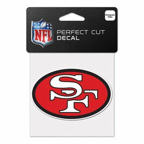NFL Stickers & Decals Wincraft San Francisco 49ers Retro 4X4 Perfect Cut Decal 3 NFL Stickers & Decals Wincraft San Francisco 49ers Retro 4X4 Perfect Cut Decal