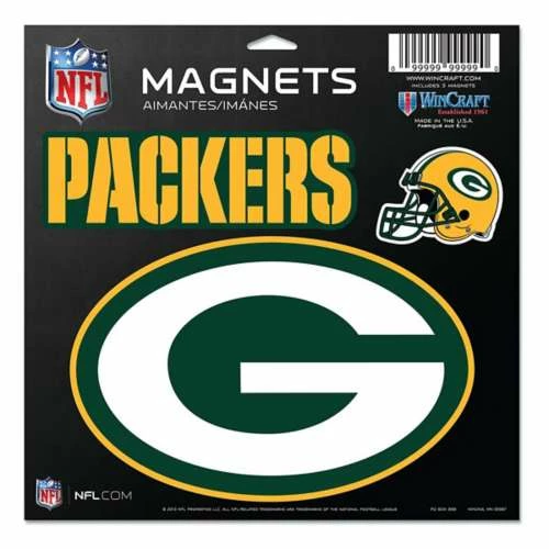 NFL Stickers & Decals Wincraft Green Bay Packers Magnet 3 NFL Stickers & Decals Wincraft Green Bay Packers Magnet