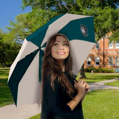 NFL Tailgating Tents & Canopies Wincraft Philadelphia Eagles Auto Folding Umbrella 5 NFL Tailgating Tents & Canopies Wincraft Philadelphia Eagles Auto Folding Umbrella - Image 3