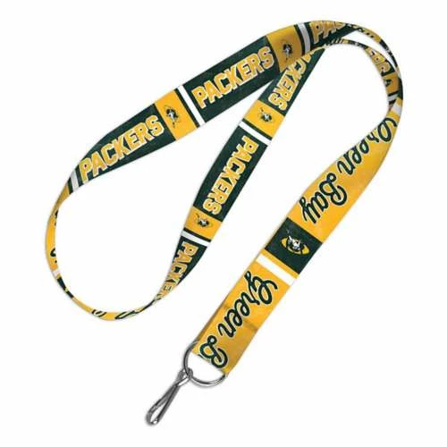 NFL Keychains & Lanyards Wincraft Green Bay Packers Retro Retro Lanyard 3 NFL Keychains & Lanyards Wincraft Green Bay Packers Retro Retro Lanyard