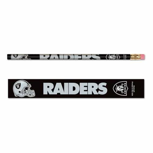NFL Home Accents Wincraft Las Vegas Raiders 6 Pack Pencils 3 NFL Home Accents Wincraft Las Vegas Raiders 6 Pack Pencils