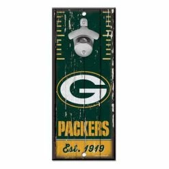 NFL Wall Decor & Signs Wincraft Green Bay Packers Bottle Opener Sign