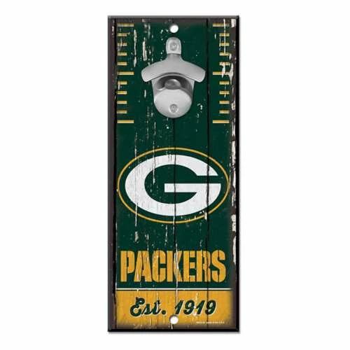 NFL Wall Decor & Signs Wincraft Green Bay Packers Bottle Opener Sign 3 NFL Wall Decor & Signs Wincraft Green Bay Packers Bottle Opener Sign