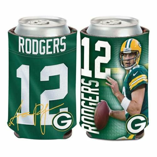 NFL Can Coolers Wincraft Green Bay Packers Aaron Rodgers #12 Can Cooler 3 NFL Can Coolers Wincraft Green Bay Packers Aaron Rodgers #12 Can Cooler