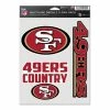 NFL Stickers & Decals Wincraft San Francisco 49ers Fan Decal 2 NFL Stickers & Decals Wincraft San Francisco 49ers Fan Decal -Wincraft Sales Store unnamed file 947