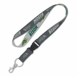 College Keychains & Lanyards Wincraft North Dakota State Bison Charcoal Lanyard