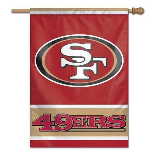 NFL Flags & Pennants Wincraft San Francisco 49ers Vertical Flag 3 NFL Flags & Pennants Wincraft San Francisco 49ers Vertical Flag