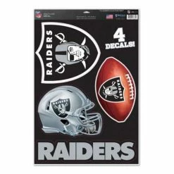 NFL Stickers & Decals Wincraft Las Vegas Raiders 11X17 Black Decal Pack