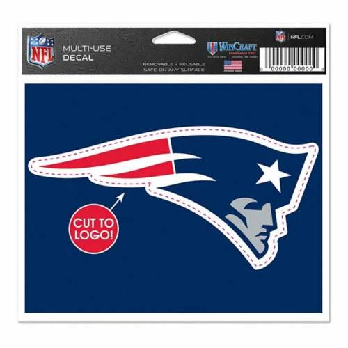 NFL Stickers & Decals Wincraft New England Patriots 5X6 Multi Use Decal 3 NFL Stickers & Decals Wincraft New England Patriots 5X6 Multi Use Decal