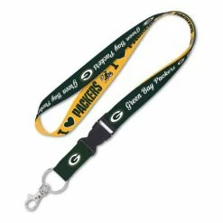 NFL Keychains & Lanyards Wincraft Green Bay Packers Script Lanyard